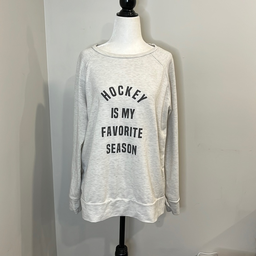 Hockey is my Favourite Season Custom Crewneck Sweater